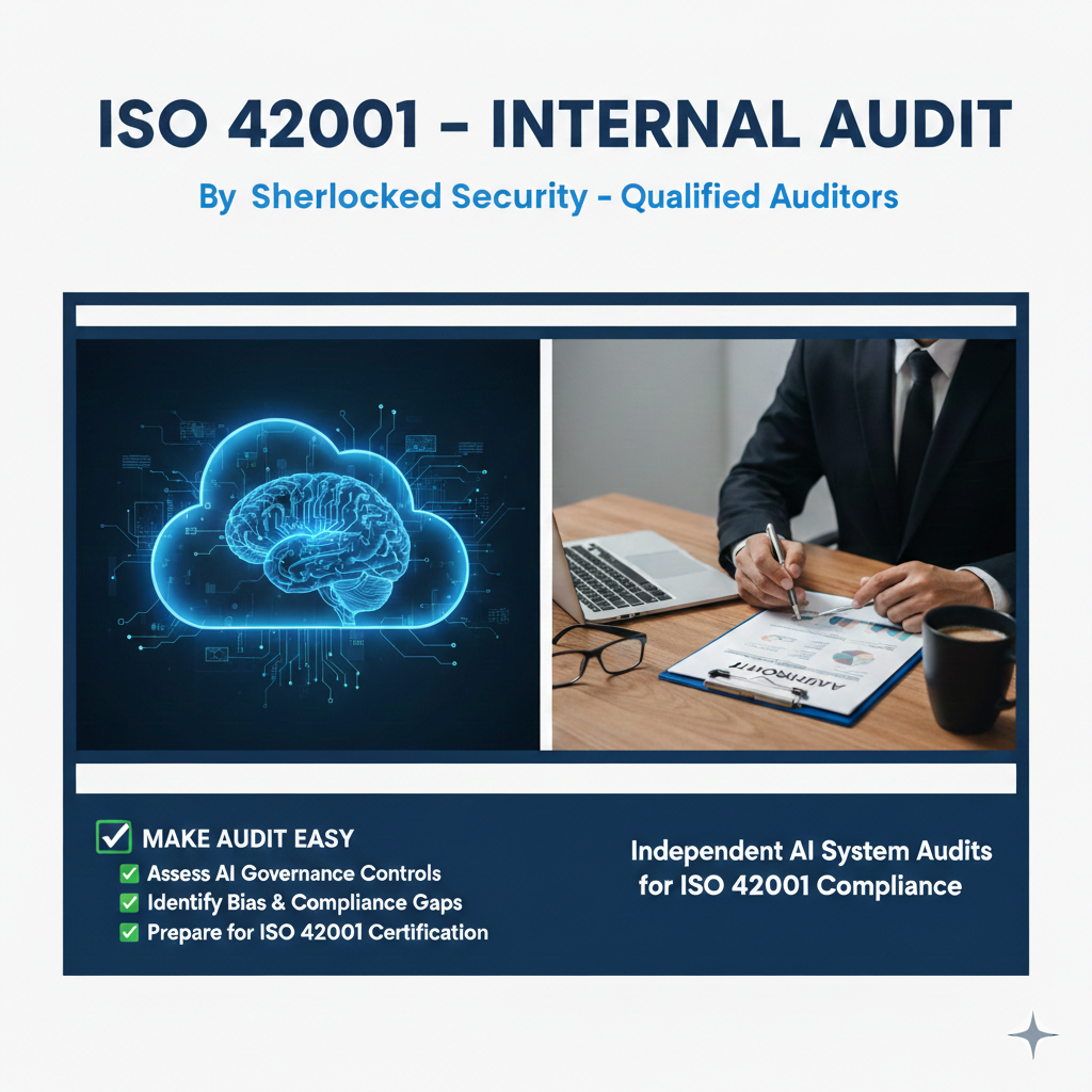 ISO/IEC 42001 – AI – Internal Audit Services – Sherlocked Security – SS301